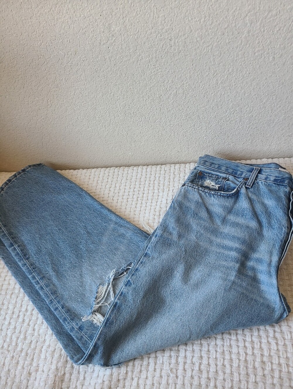 Re/Done 90s Crop Low Slung Jeans Women's Size 31 - Picture 3 of 16